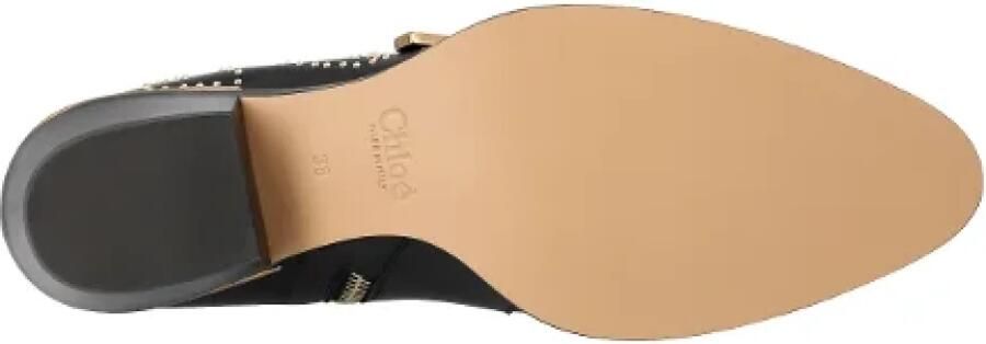 Chloé Susanna Studded Heel Ankle Boots Zwart Dames - Foto 4
