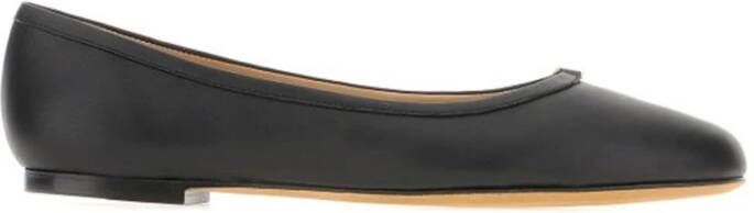 Chloé Leren Ballerina Flats met Goudkleurige Hardware