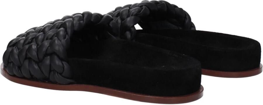 Chloé Zwarte Leren Slides voor Dames Black Dames