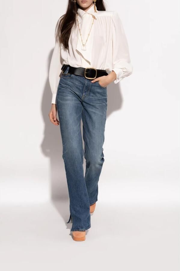 Chloé Loti Suede Platform Pumps - Foto 5