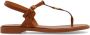 Chloé Leren sandalen met teenpost Brown Dames - Thumbnail 1