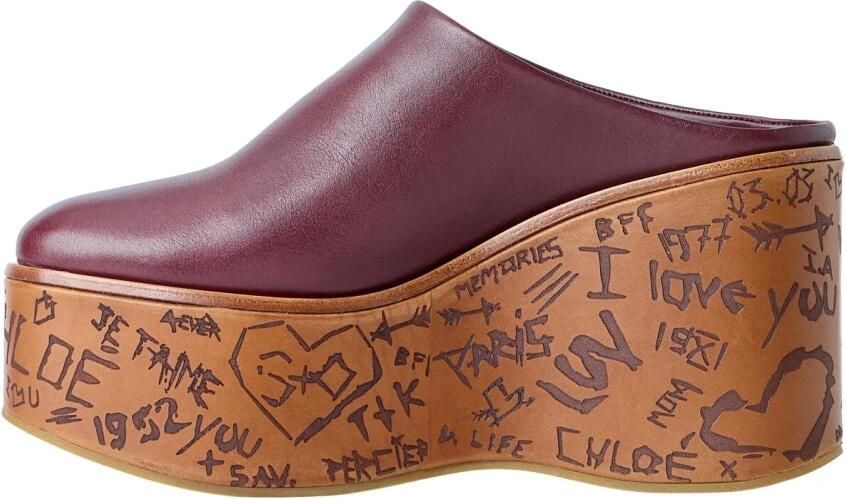 Chloé Maxime Wedge Mules
