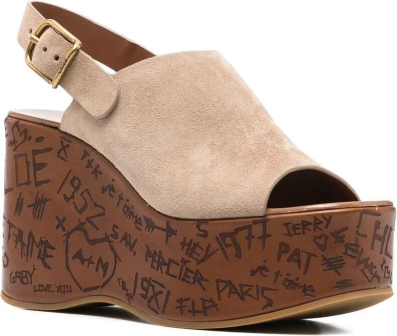 Chloé Maxime Wedge Sandal - Foto 4