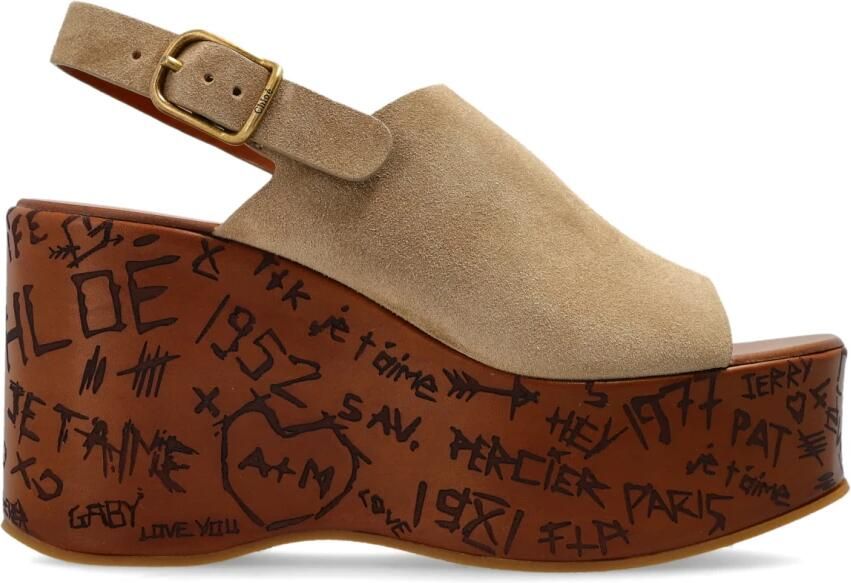 Chloé Maxime Wedge Sandalen