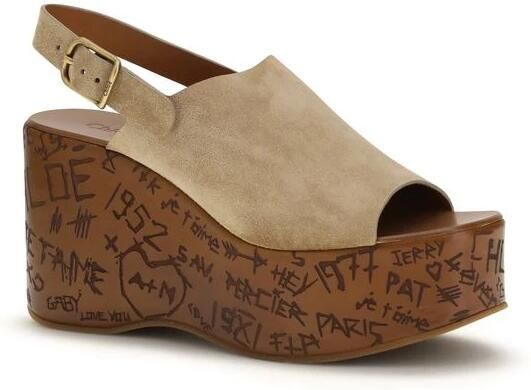 Chloé Maxime Wedge Sandalen