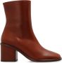 Chloé Boots & laarzen Block Heel Ankle Boots in bruin - Thumbnail 1