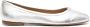 Chloé Low-Top Sneakers Marcie Metallic Leather Ballerina Flats in zilver - Thumbnail 1