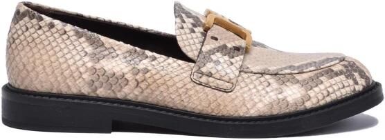 Chloé Mocassin in Reptile