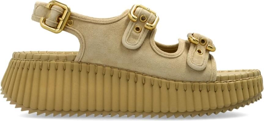 Chloé Nama Platform Sandalen