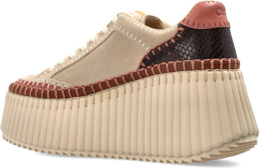 Chloé Nama Platform Sneakers - Foto 4