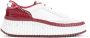 Chloé Low-Top Sneakers Red Leather Sneakers With Textured Sole And Elegan in rood - Thumbnail 1