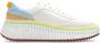 Chloé Blauwe Sneakers Cloudy Sky Leer White Dames - Thumbnail 1