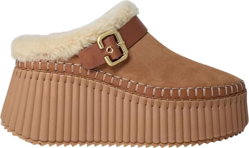 Chloé Nama Suède Platform Schoenen - Foto 11