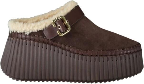 Chloé Nama Wedge Mules