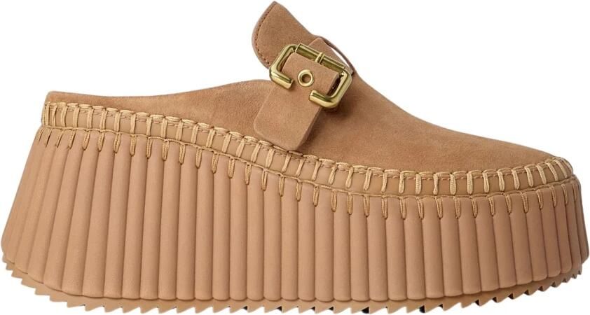 Chloé Nama Wedge Mules