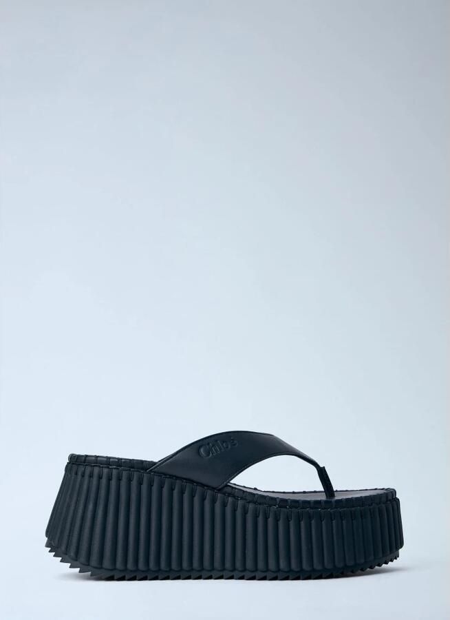 Chloé Nama Wedge Sandalen - Foto 3