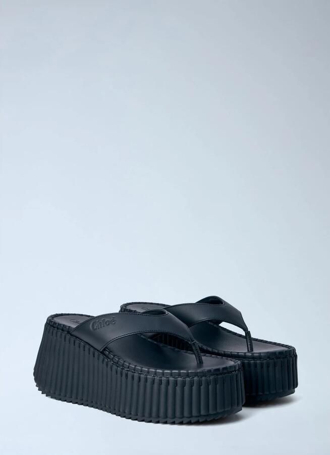 Chloé Nama Wedge Sandalen - Foto 4