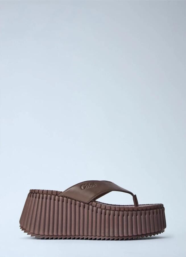 Chloé Nama Wedge Sandalen - Foto 4