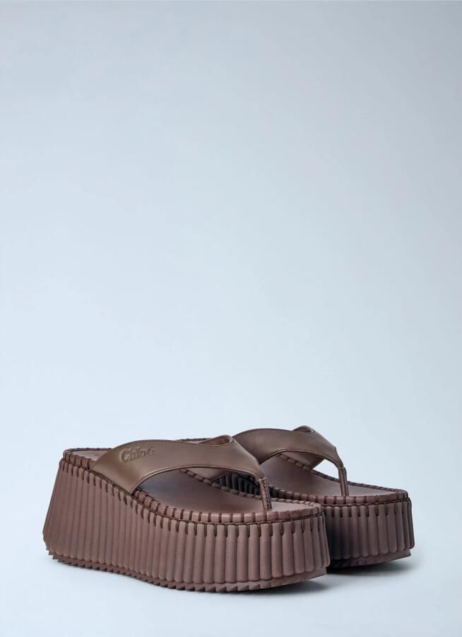 Chloé Nama Wedge Sandalen - Foto 5