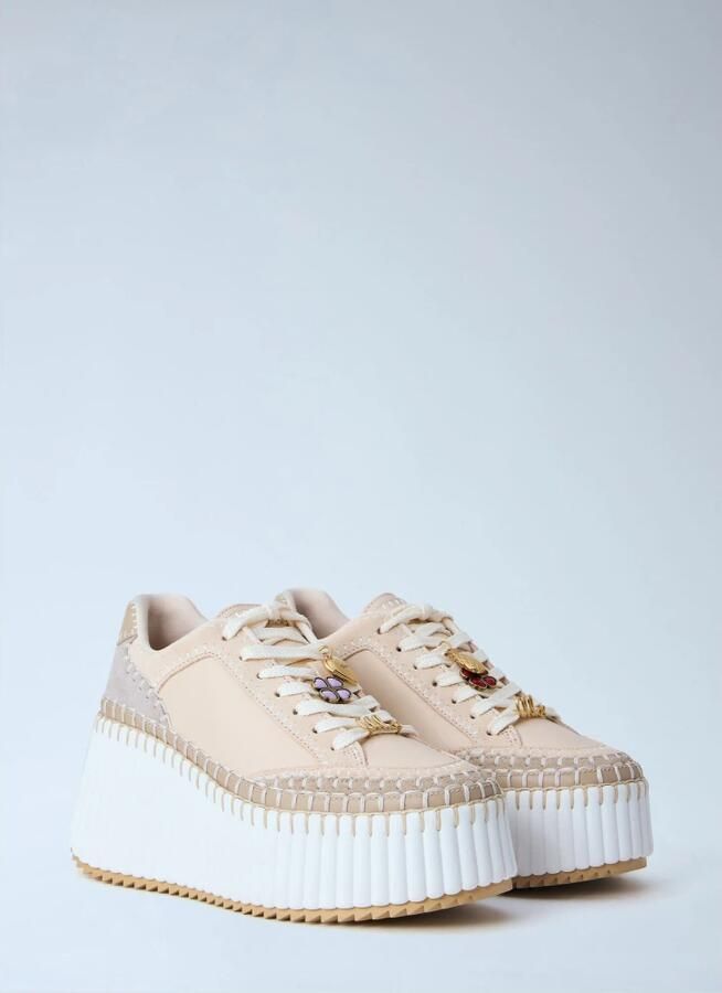 Chloé Nama Wedge Sneakers - Foto 4