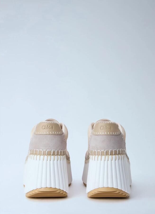 Chloé Nama Wedge Sneakers - Foto 5