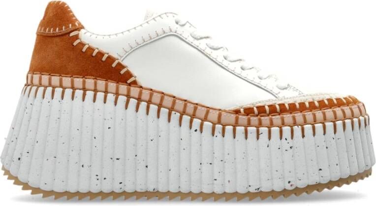 Chloé Noma wedge sneakers