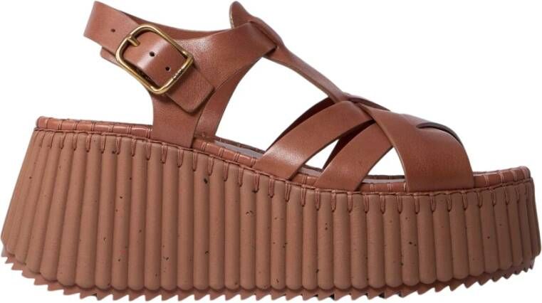Chloé Platform Sandalen met Cut-Out Design