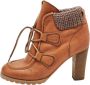 Chloé Pre-owned Fabric boots Brown Dames - Thumbnail 1