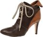 Chloé Pre-owned Leather boots Brown Dames - Thumbnail 1