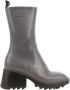Chloé Pre-owned Leather boots Gray Dames - Thumbnail 1