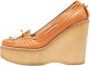 Chloé Pre-owned Leather heels Orange Dames - Thumbnail 1