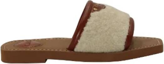 Chloé Pre-owned Leather mules Brown Dames