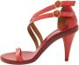 Chloé Pre-owned Leather sandals Red Dames - Thumbnail 1