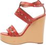 Chloé Pre-owned Leather sandals Red Dames - Thumbnail 1