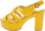 Chloé Pre-owned Leather sandals Yellow Dames - Thumbnail 1
