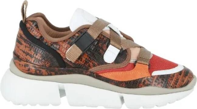 Chloé Pre-owned Leather sneakers Multicolor Dames