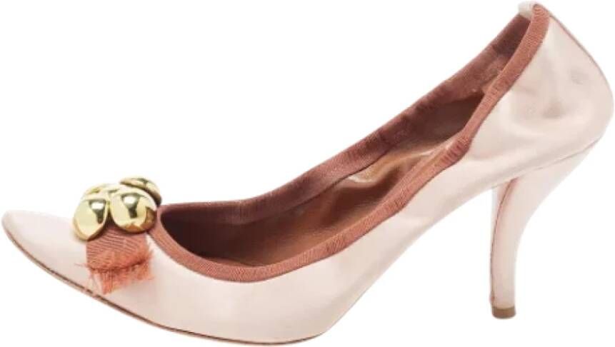 Chloé Pre-owned Satin heels Beige Dames
