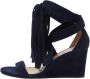 Chloé Pre-owned Suede sandals Blue Dames - Thumbnail 1