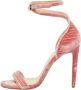 Chloé Pre-owned Velvet sandals Pink Dames - Thumbnail 1
