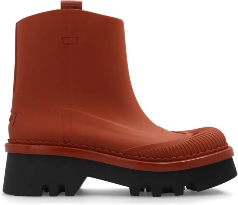 Chloé Low-Top Sneakers Raina Chestnut Rain Boots in bruin