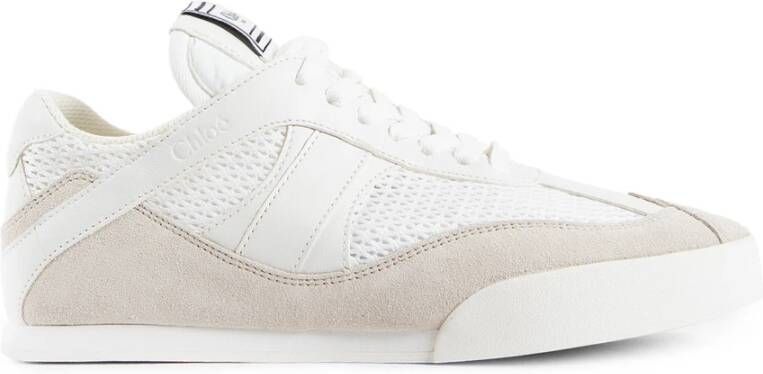 Chloé Reliëf Logo Mesh Sneakers - Foto 4