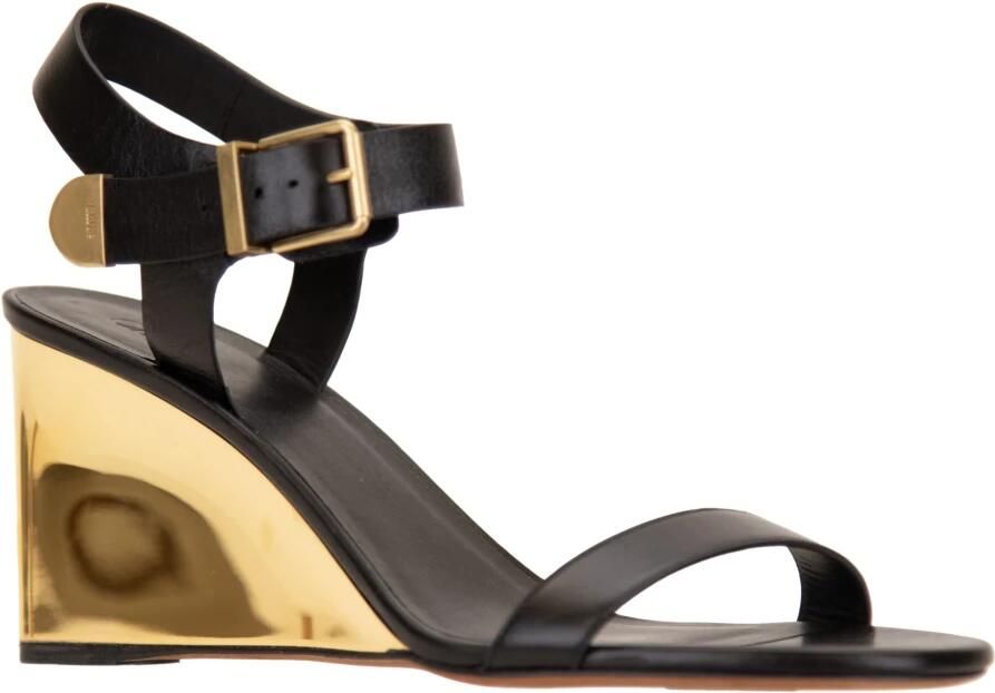 Chloé Rebecca wedge sandals Black Dames - Foto 2