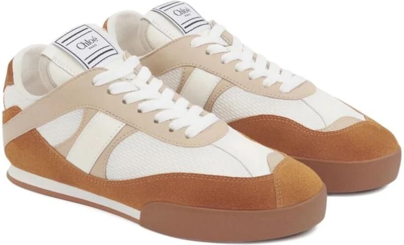 Chloe Sneakers Baskets Chloé Sneakers Élégantes cuir lisse brun - Foto 4
