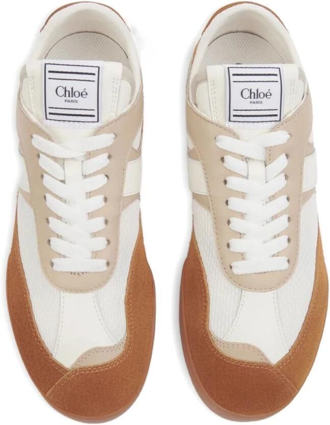 Chloe Sneakers Baskets Chloé Sneakers Élégantes cuir lisse brun - Foto 3