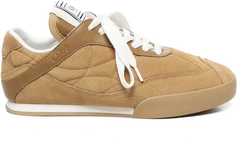 Chloé Suède Sneakers met Vetersluiting