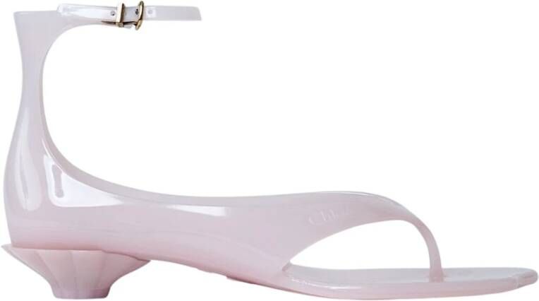 Chloé Transparante TPU Kitten Heel Sandalen