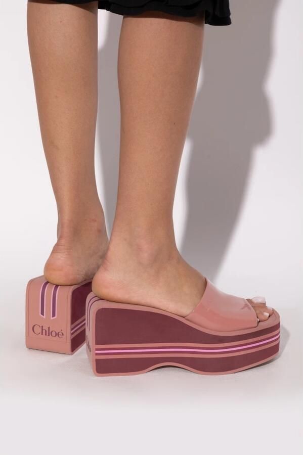 Chloé Wedge Sandalen Swimming Cool - Foto 2
