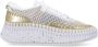 Chloé Witte Gouden Sneakers Nama Ss25 Multicolor Dames - Thumbnail 1