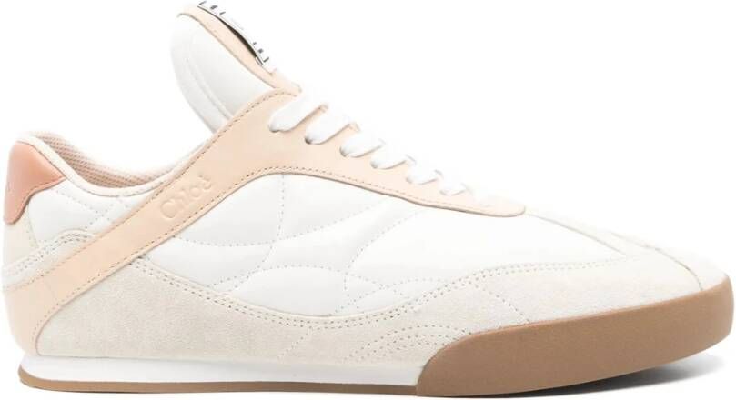 Chloé Witte Leren Sneakers