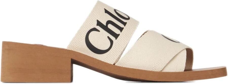 Chloé Woody Heeled Mules